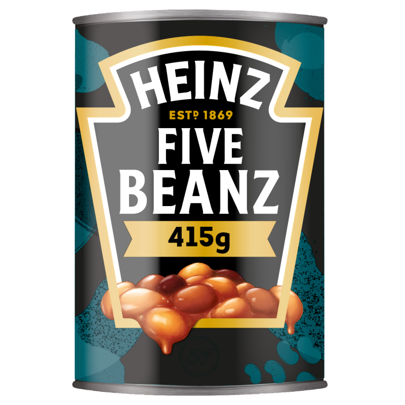 HEINZ Five Beanz - 5 rodzajów fasoli w sosie pomidorowym 415g